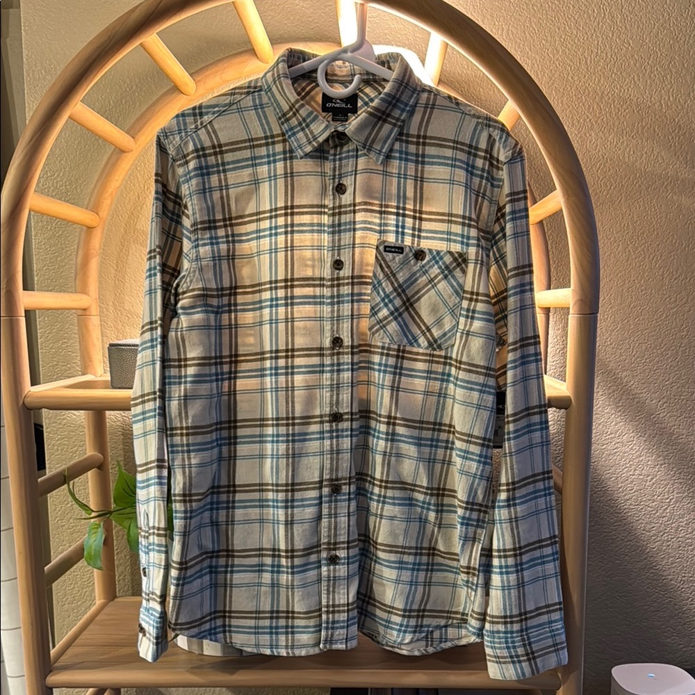 O'Neill Men's Blue Plaid Shirt | New with tags
